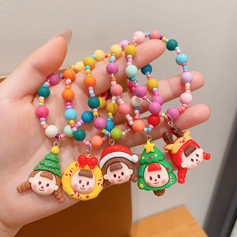 Women's Cartoon Little Good-looking Beaded Suit Cute Bracelets