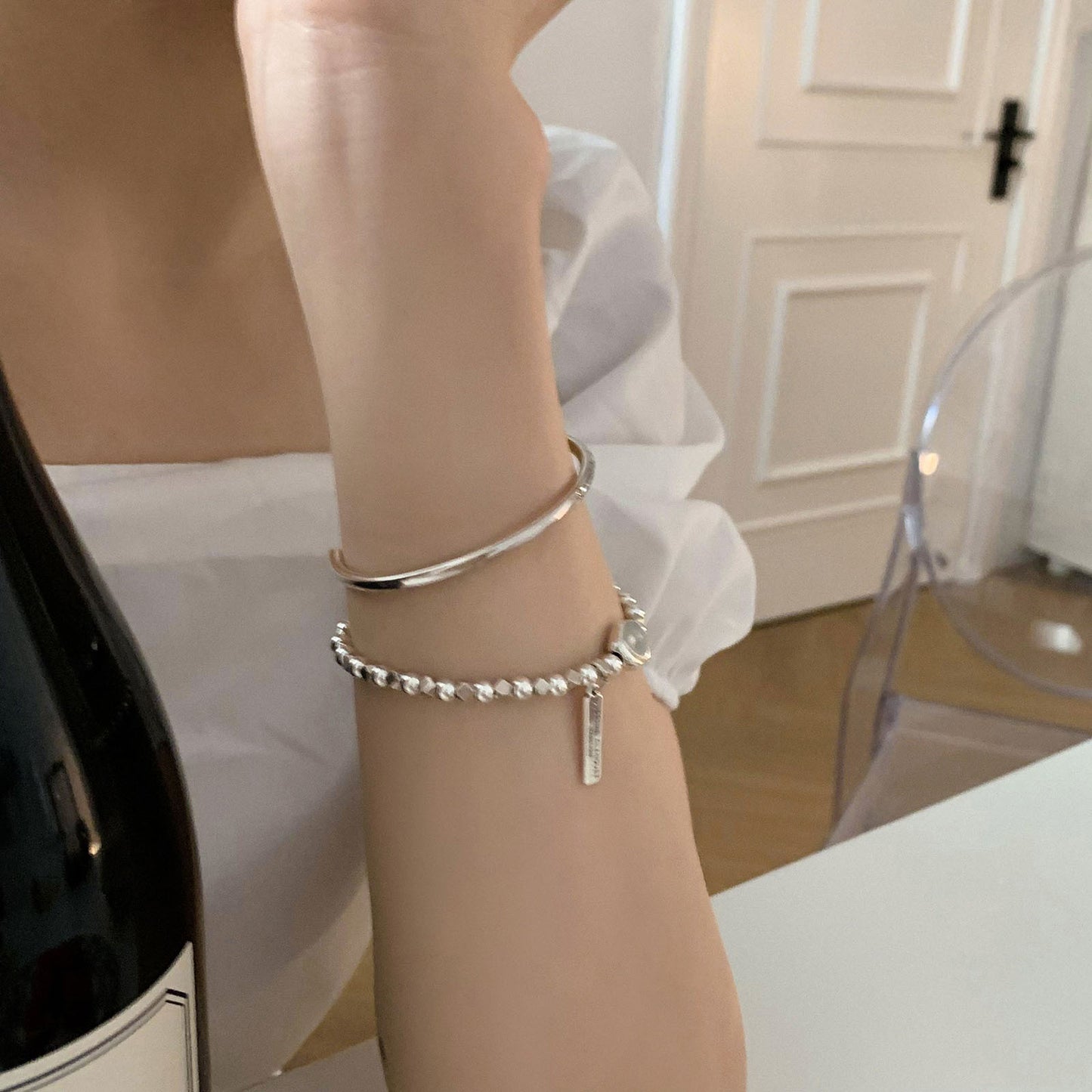 Women's Design Smiling Face Simple Personalized Cold Bracelets
