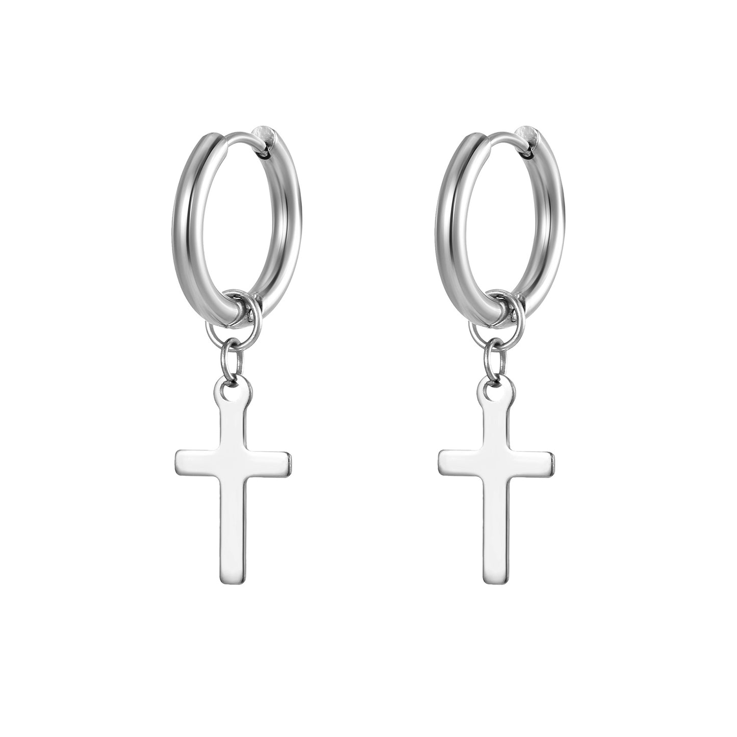 Women's Fashion Trend Stainless Steel Love Ear Earrings