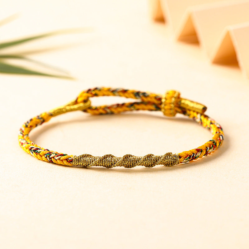 Strap Tassel Hand-woven Colorful Braided Rope Bracelets