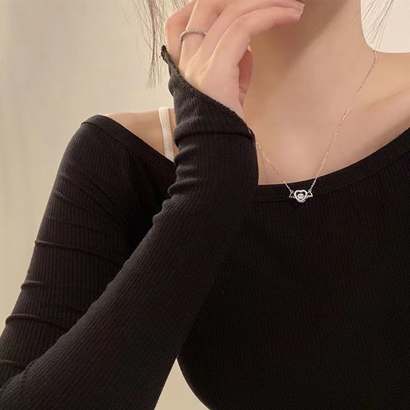 Women's Love For Light Luxury Minority Cold Style Clavicle Chain Design Necklace