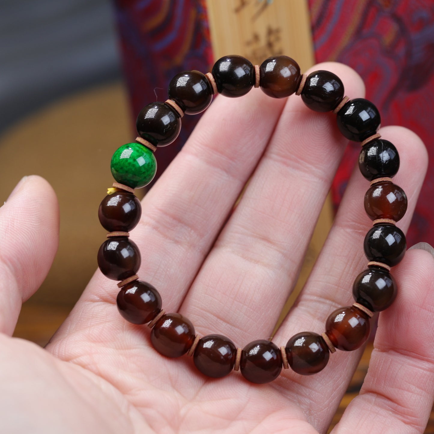 Blood Nail Full Sugarcane Grain Sheep Horn Imitation Of Turtle Bracelets