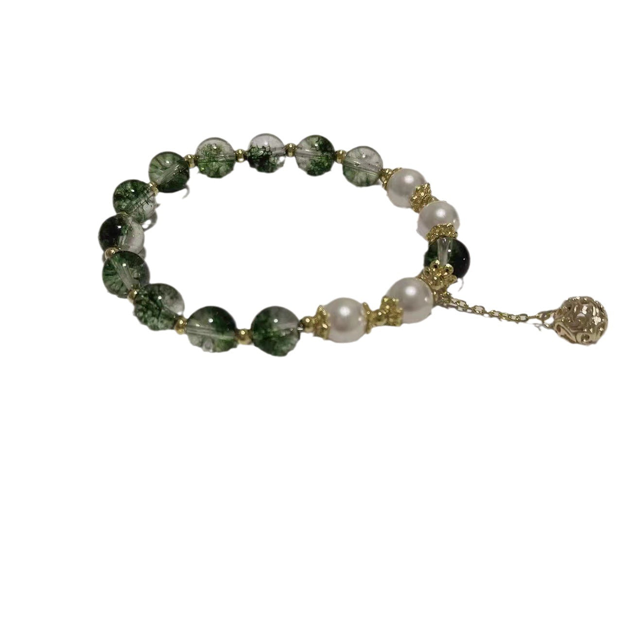 Design Green Phantom Quartz Crystal Exquisite Bracelets