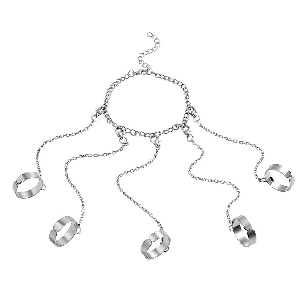 Fashion Punk Creative Finger One-piece Detachable Ring