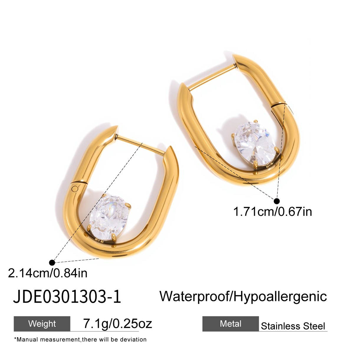 Steel Zircon Unique Beautiful Light Luxury High Sense Earrings
