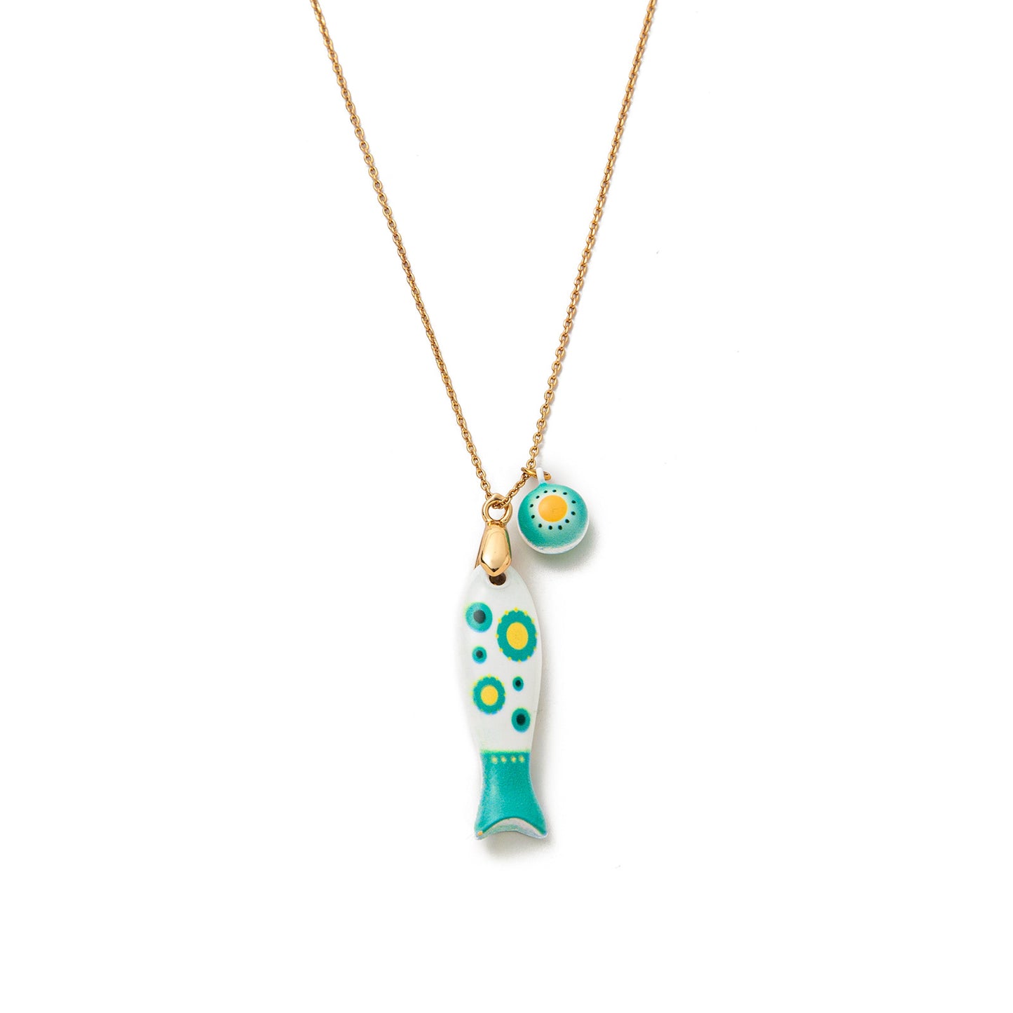 Polka Dot Double-sided Handmade Summer Vacation Necklaces