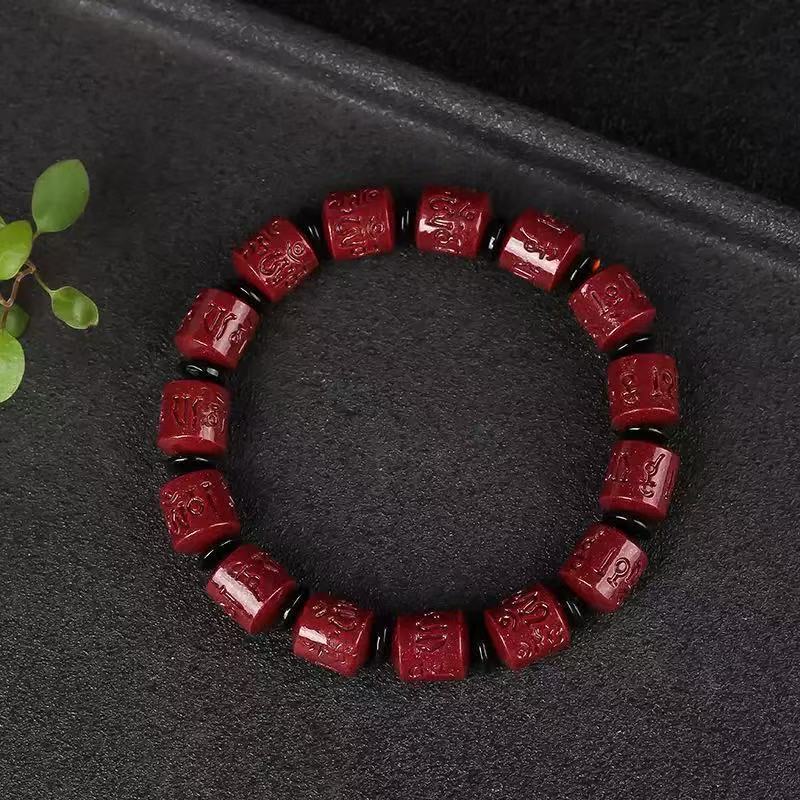 Women's & Men's Mantra Life Barrel Beads Buddha Affordable Bracelet