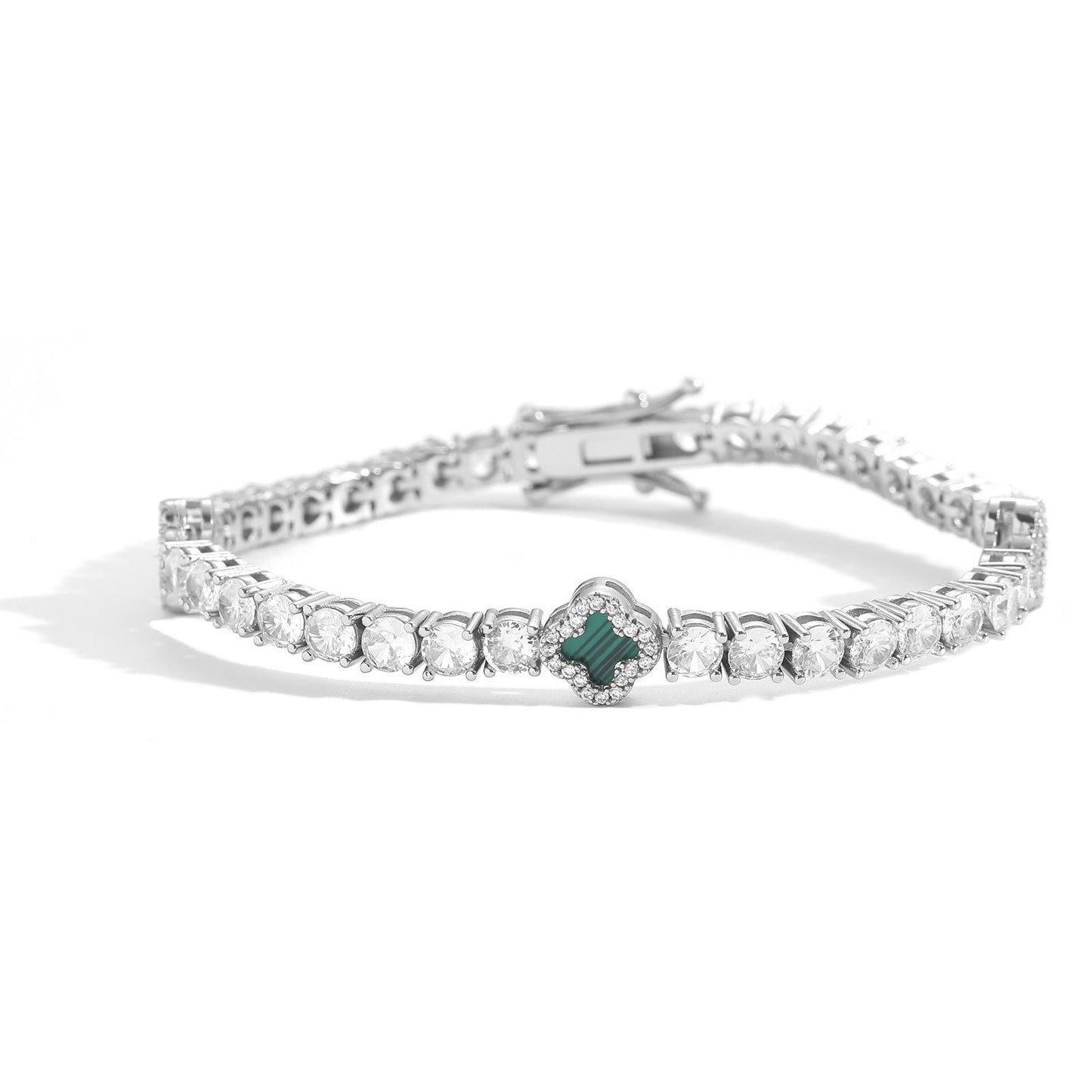 Four-leaf Clover Diamond Tennis Chain Exquisite Bracelets