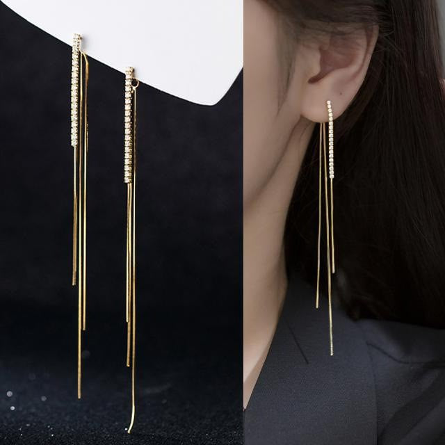 Luxury Fashion Versatile Elegant High-grade Sweet Cool Personality Earrings