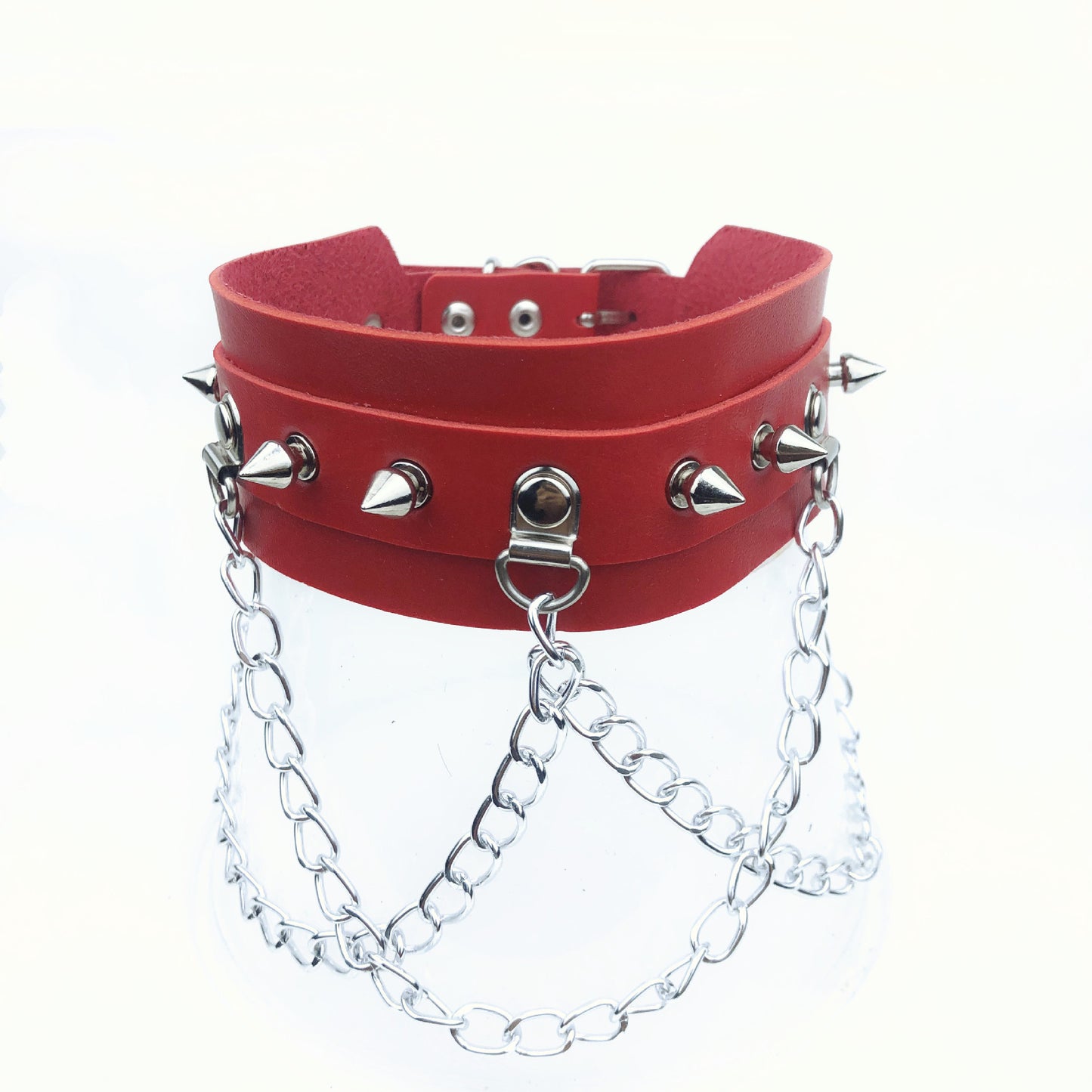 Neckband Punk Street Shooting Nightclub Personality Metal Chain Clavicle Exaggerated Collar