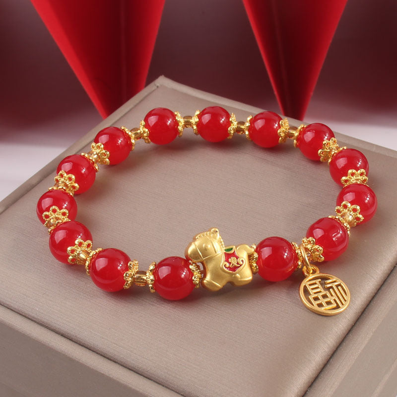 Women's Beaded Life Lucky Rich Novice Rope Over Bracelets