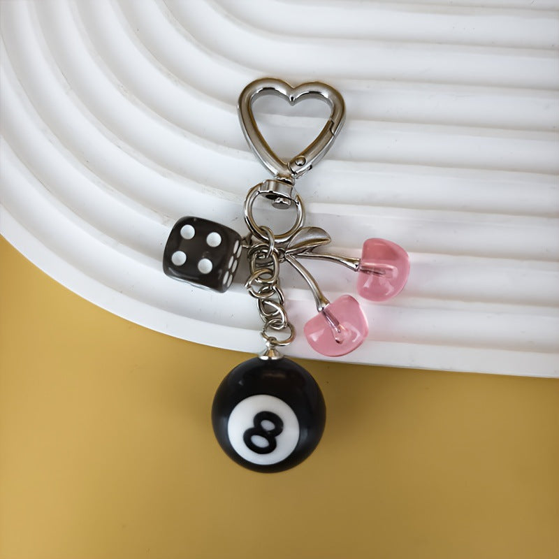 Cherry Billiards Fashion Dice Bag Personalized Hanging Ornaments