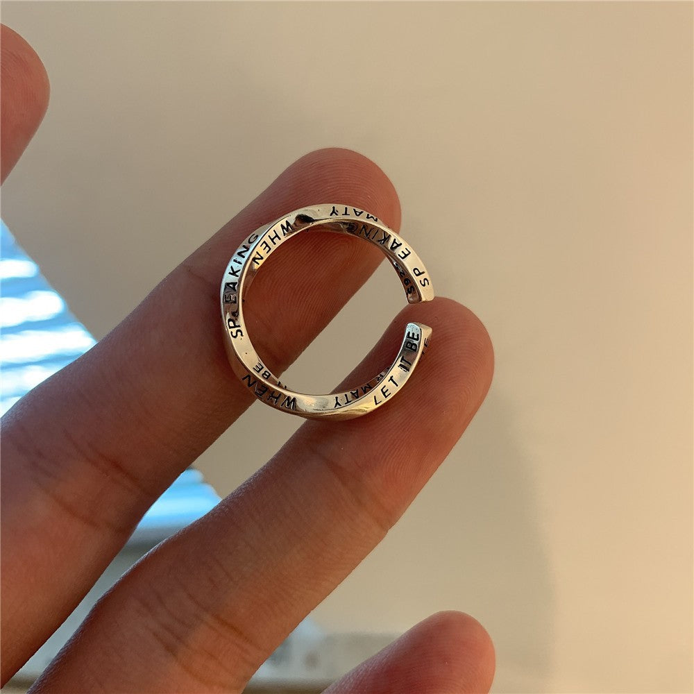 Women's Open Simple High-grade Fashion Personality Affordable Luxury Rings