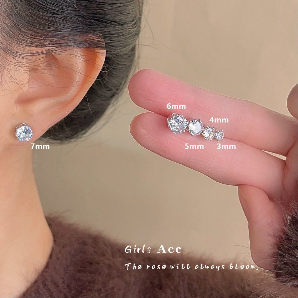 Light Luxury High-grade Female Fashion Retro Stud Earrings