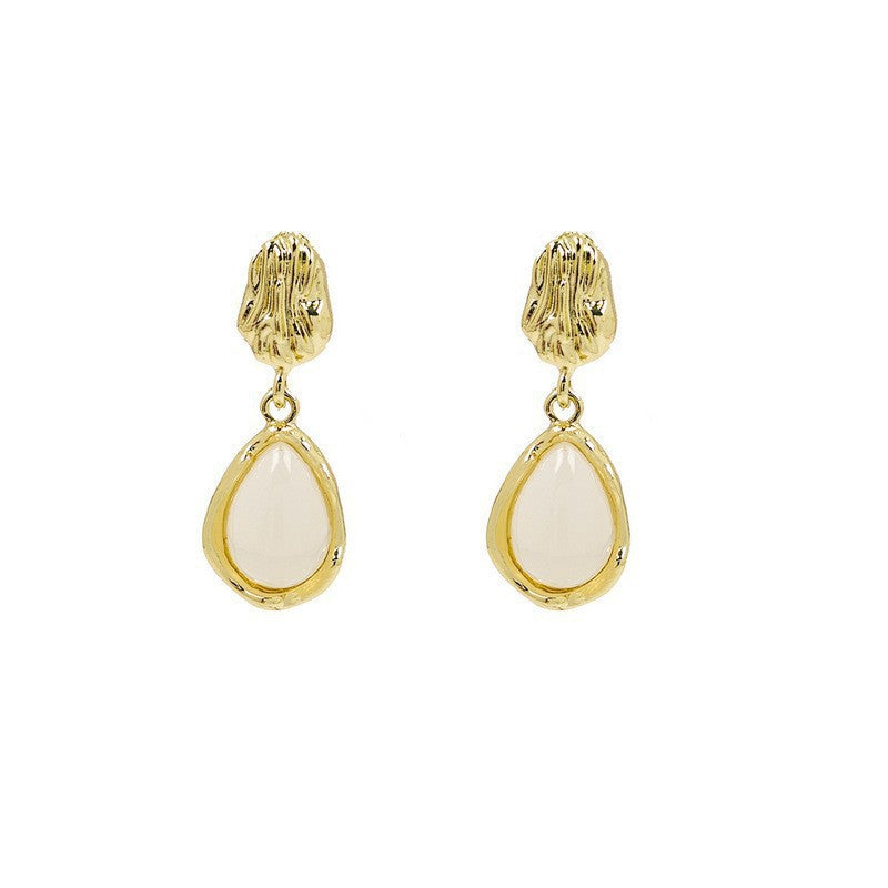 Women's Simple Temperamental Elegant Water Drop Light Luxury Rings