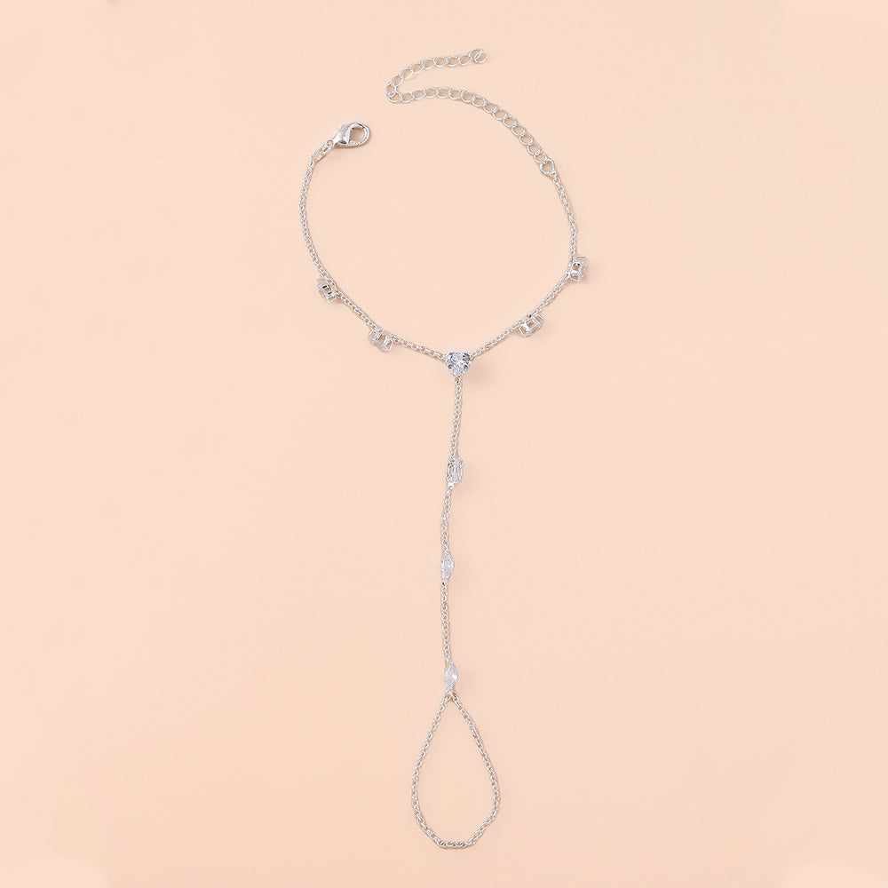 Women's Diamond Light Luxury Simple Trendy Super Flash Bracelet