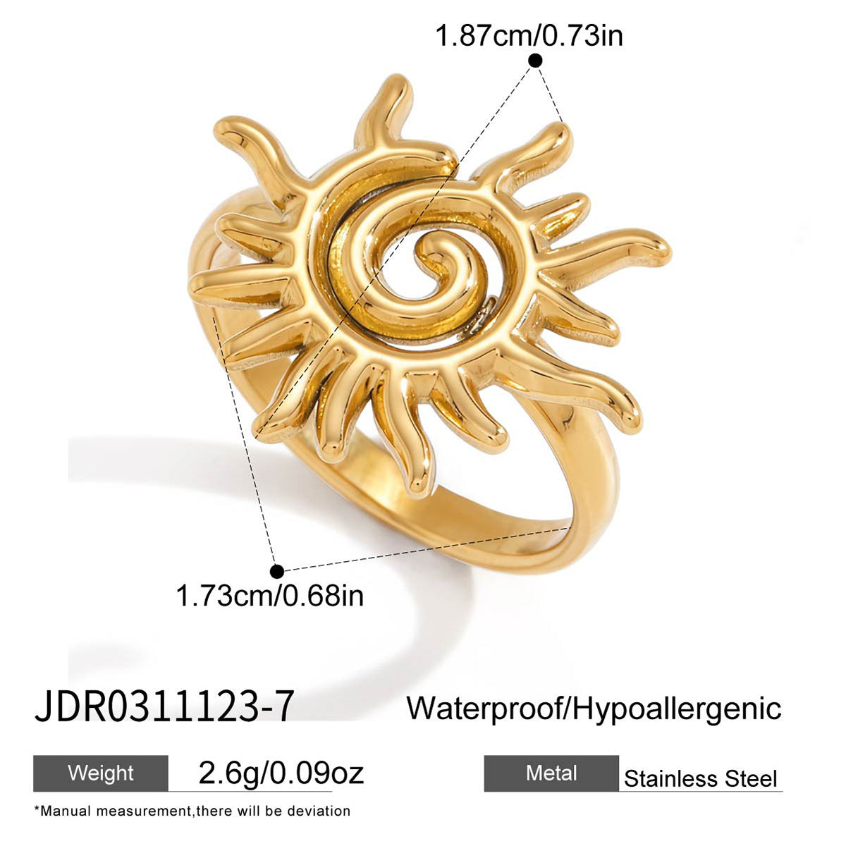 Ding Sun Stainless Steel Niche High Ring