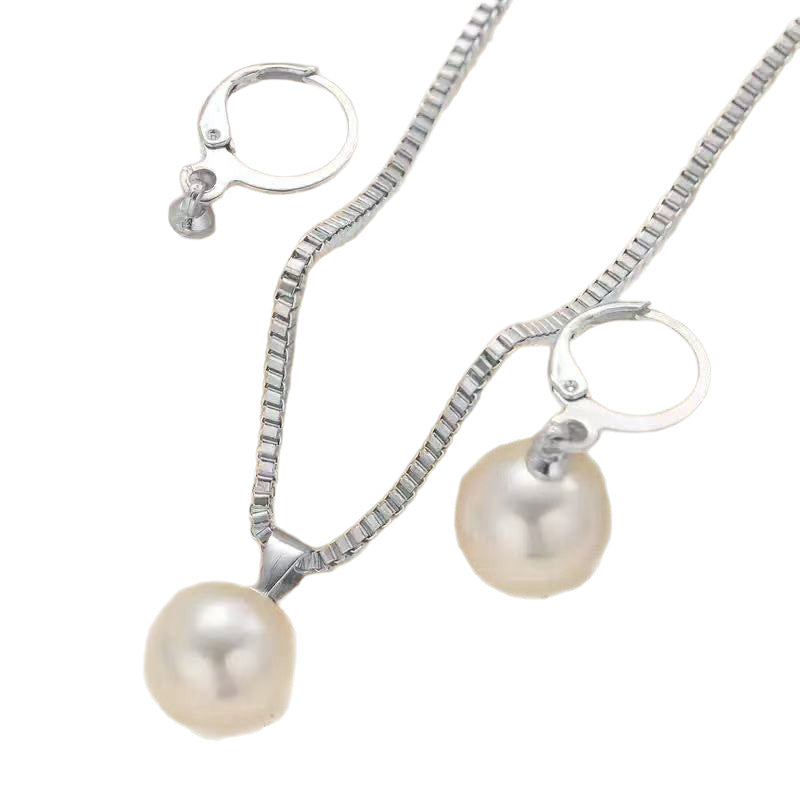 Women's Fashion Ear Light Luxury High Sense Imitation Pearl Jewelry Set