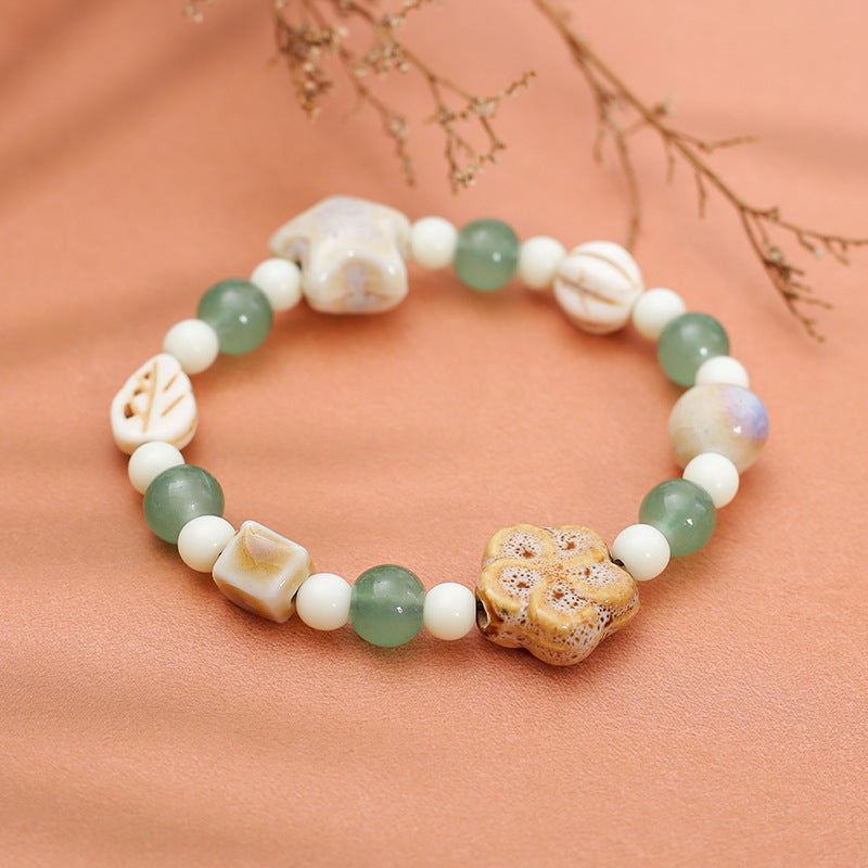 Stall Handmade Ceramic Pure Desire Wind Bracelet
