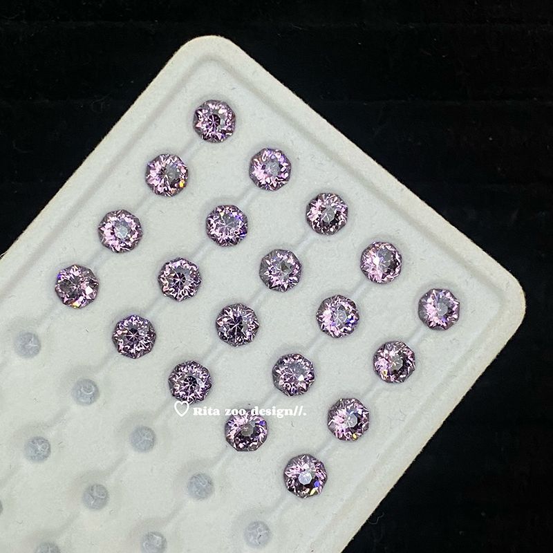 Stunning Ombre Bridal Flash Zircon Titanium Steel Ear Bone Minority Stud Earrings