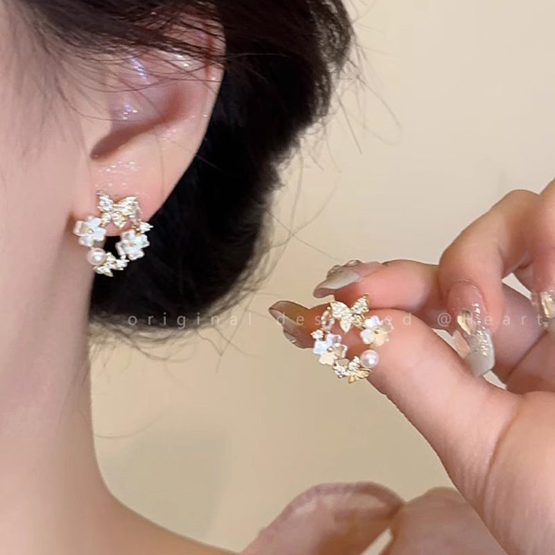 Needle High-grade Female Affordable Luxury Style Tassel Niche Temperamental Earrings