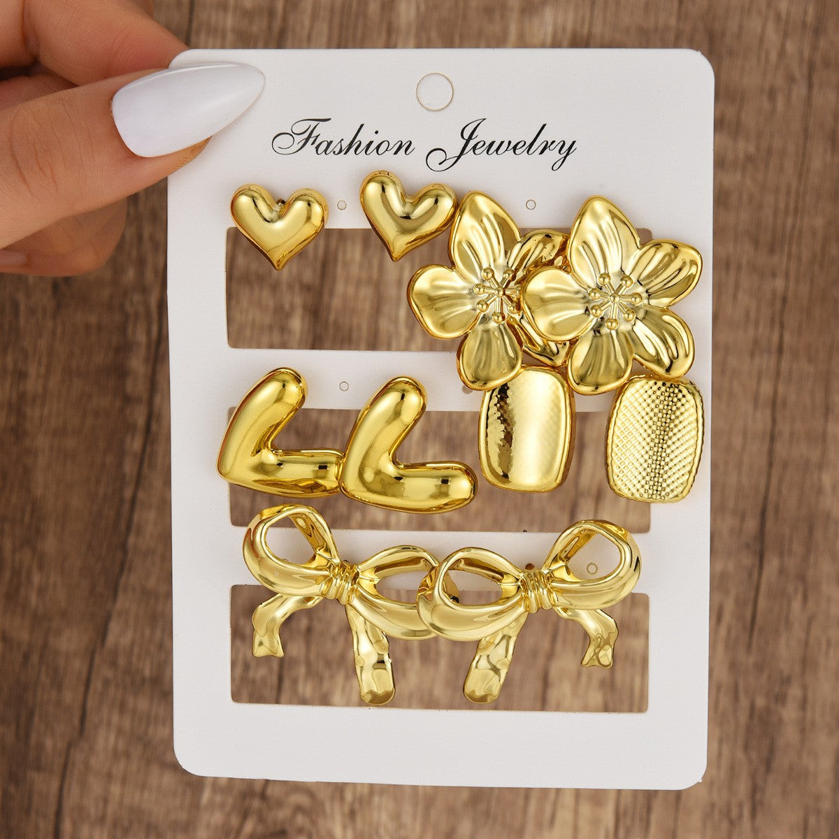 Fashion Starfish Shell Conch Type Water-drop Eardrops Rings
