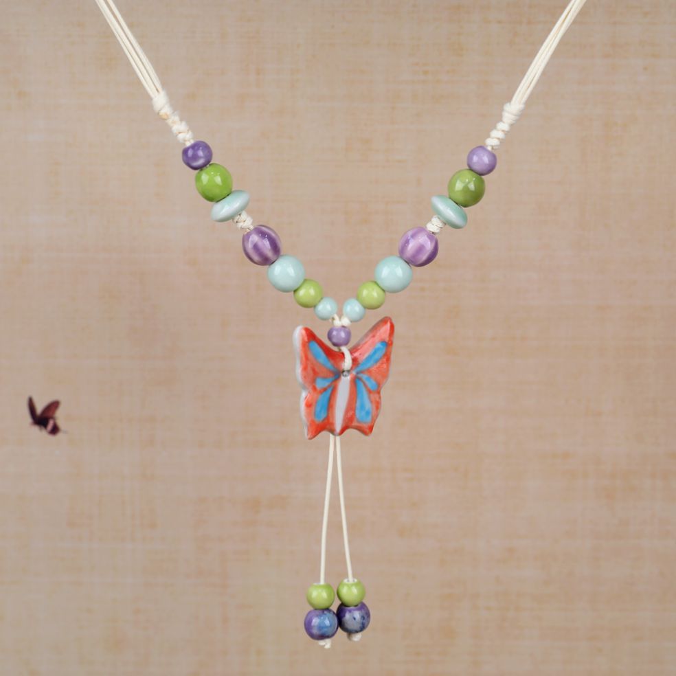 Chinese Ethnic Style Butterfly Niche Ancient Necklaces