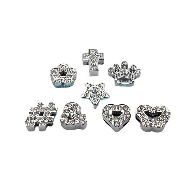 Heart-shaped Crown Five-pointed Star Key Chain Mobile Jewelry Accessories
