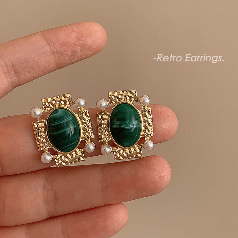 Green Ear Super Hot Premium Niche Earrings