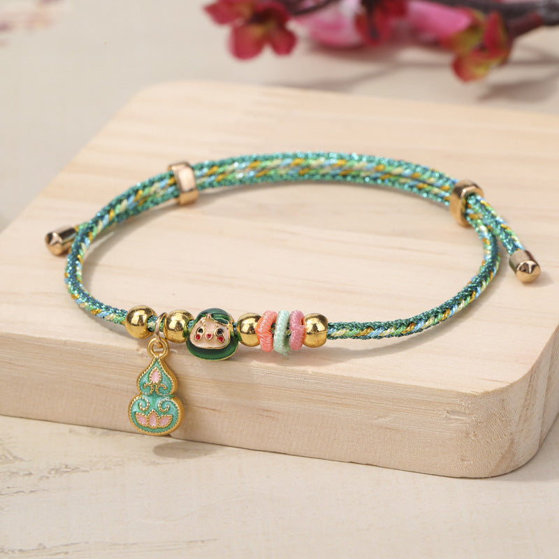Women's & Men's Magic Color Mini Safe Happy Niche Hand-woven Bracelets