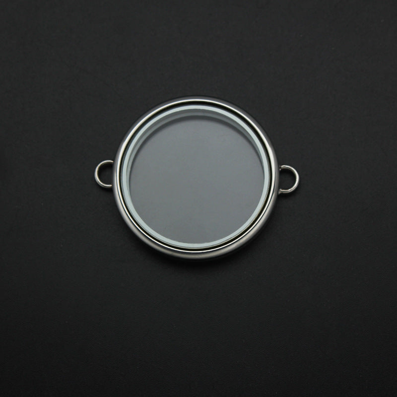 Steel Twist Glass Box Niche For Statue Of Bracelet