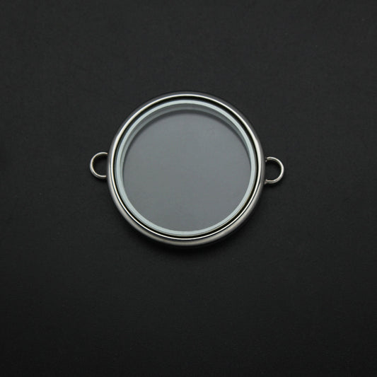 Steel Twist Glass Box Niche For Statue Of Bracelet