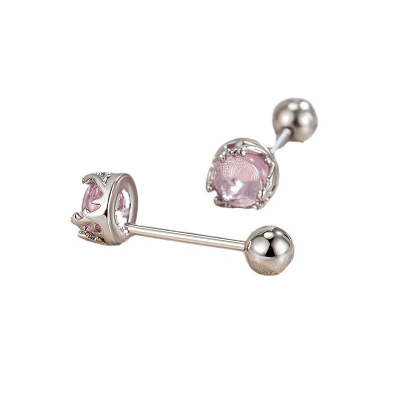 Screw Ear Bone Sleeping No Need To Take Stud Earrings