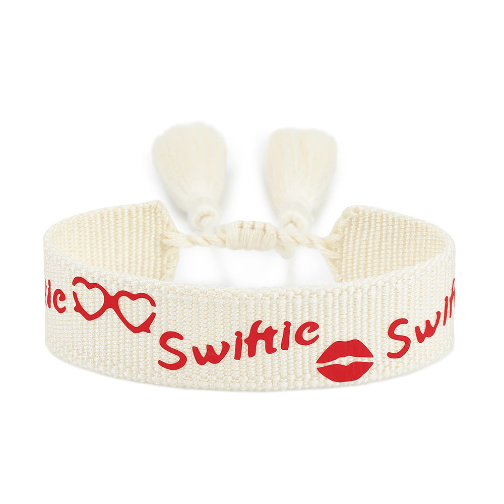 Friendship Hand Woven Rope Taylor Album Bracelets