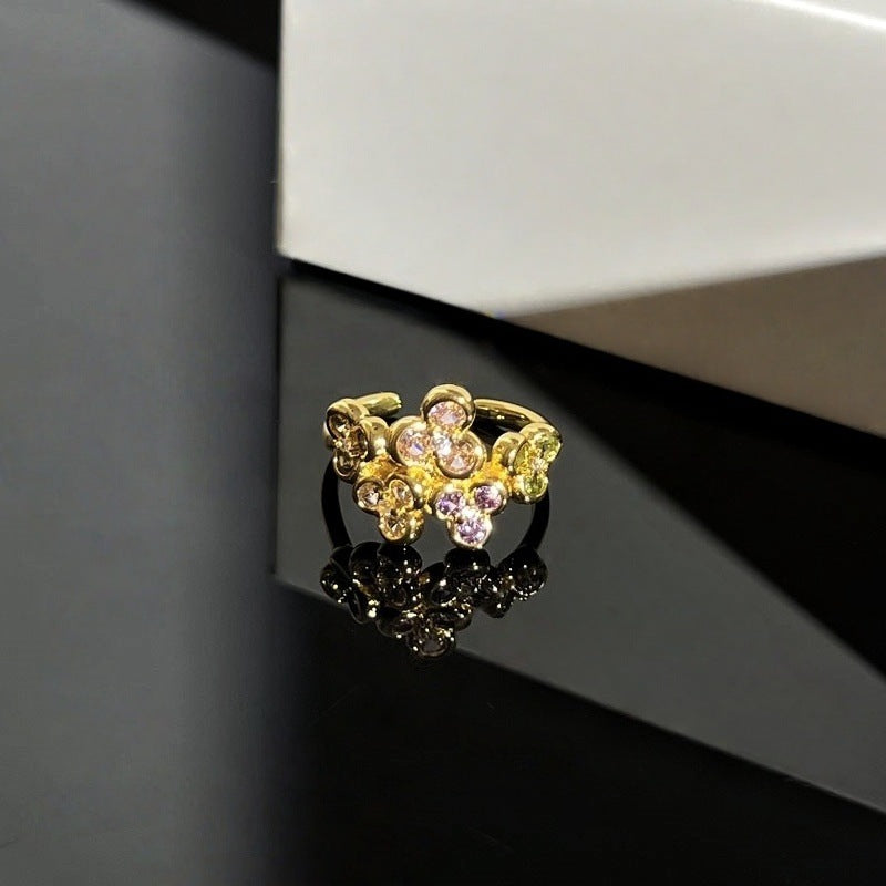 Flower Retro Affordable Luxury Exquisite Design Rings