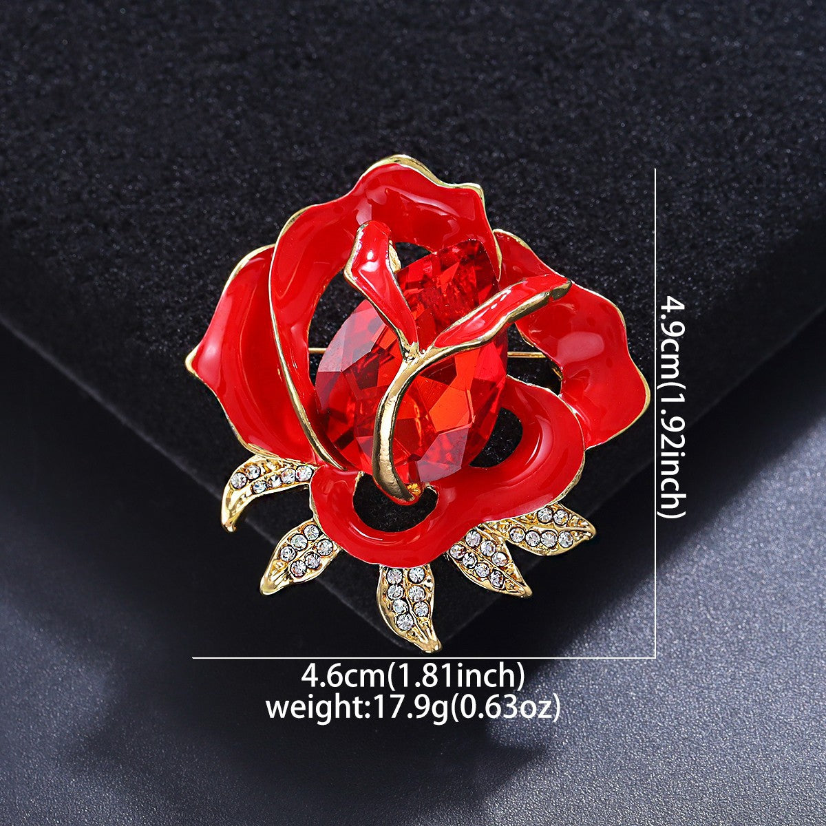 Women's & Men's Elegant Brooch Alloy Rhinestone Niche Design Business Corsage Brooches