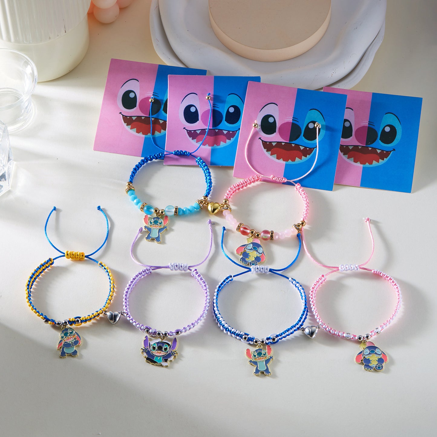 Stitch Couple Fashion One Pair Of Bracelets