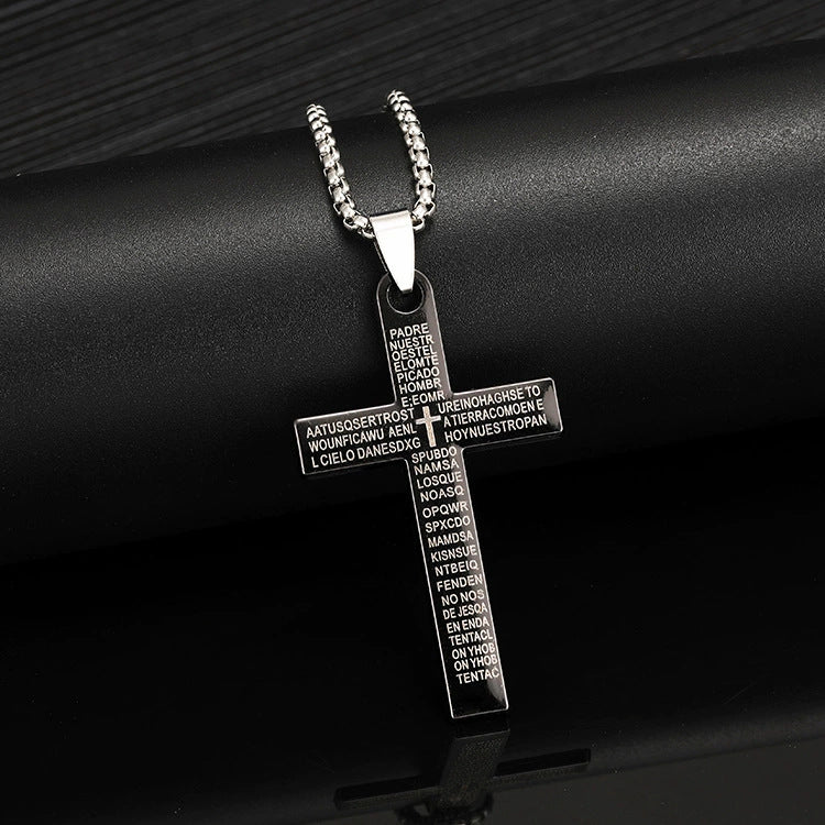 Women's & Men's Simplicity Long Gothic Vintage Stainless Steel Pendants