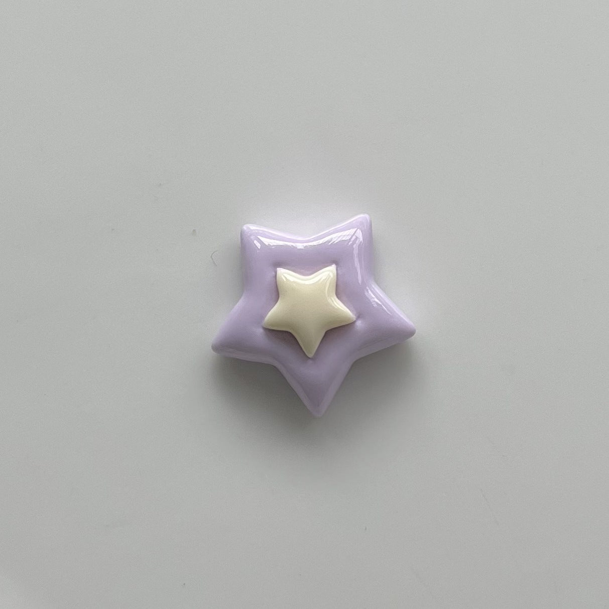 Star Resin Color Hairpin Headdress Shoe Buckle Cream Jewelry Accessories