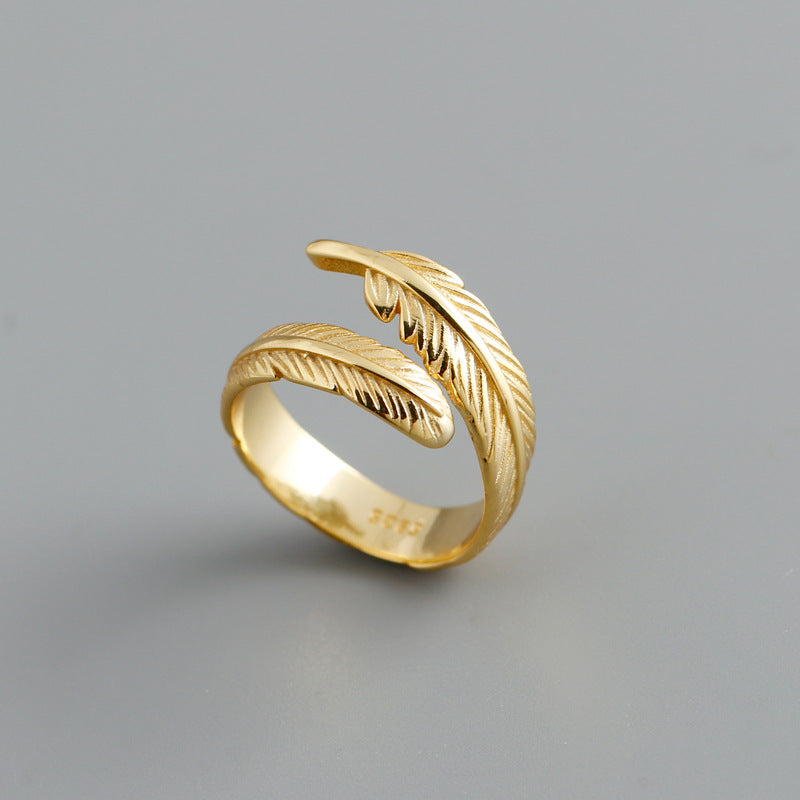 Women's & Men's Personalized Cold Style Golden Sier Rings