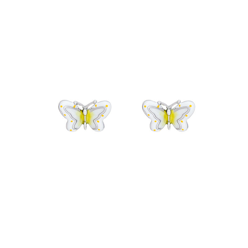 Glazed Butterfly Fairy Temperamental Premium Unique Earrings