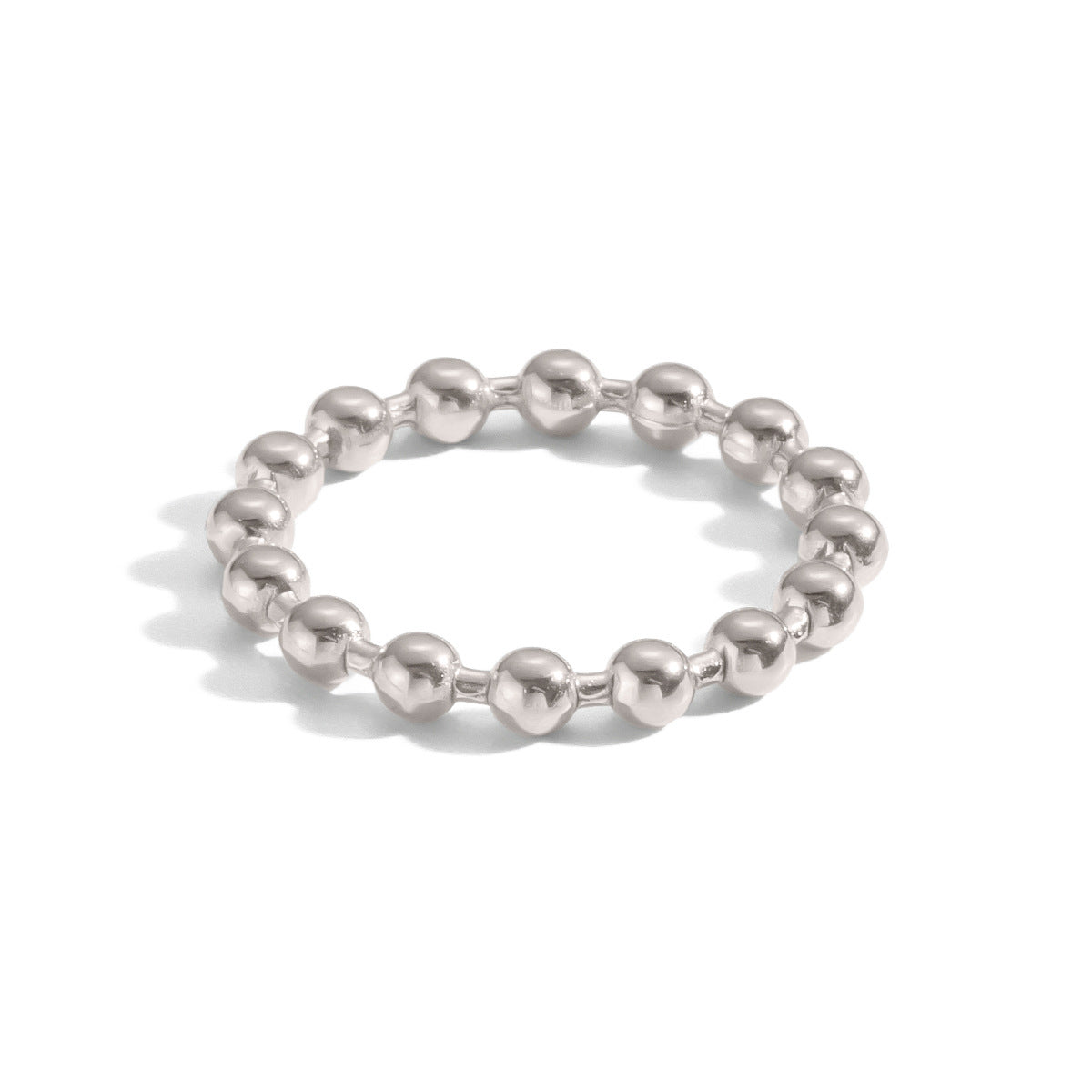 Simple Style Stainless Steel Gold-plated Bamboo Rings