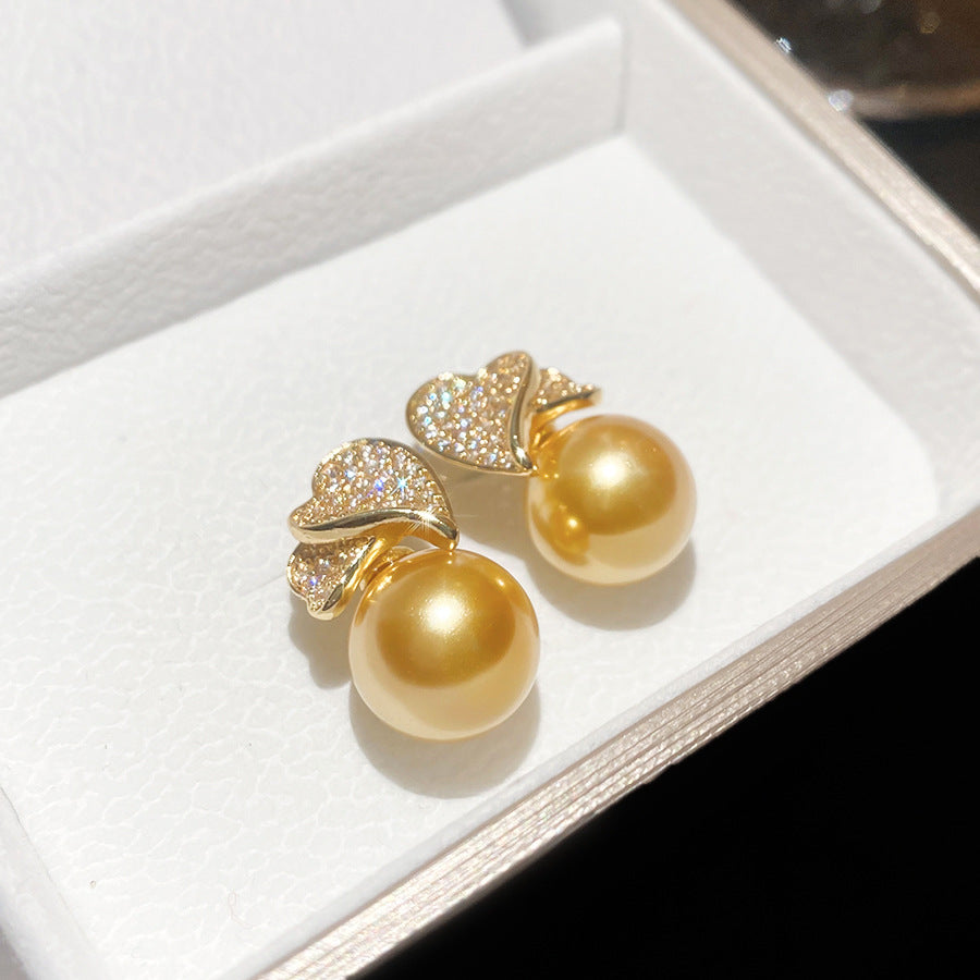 Chinese Style Vintage Zircon Pearl Exquisite Dress Dinner Rings