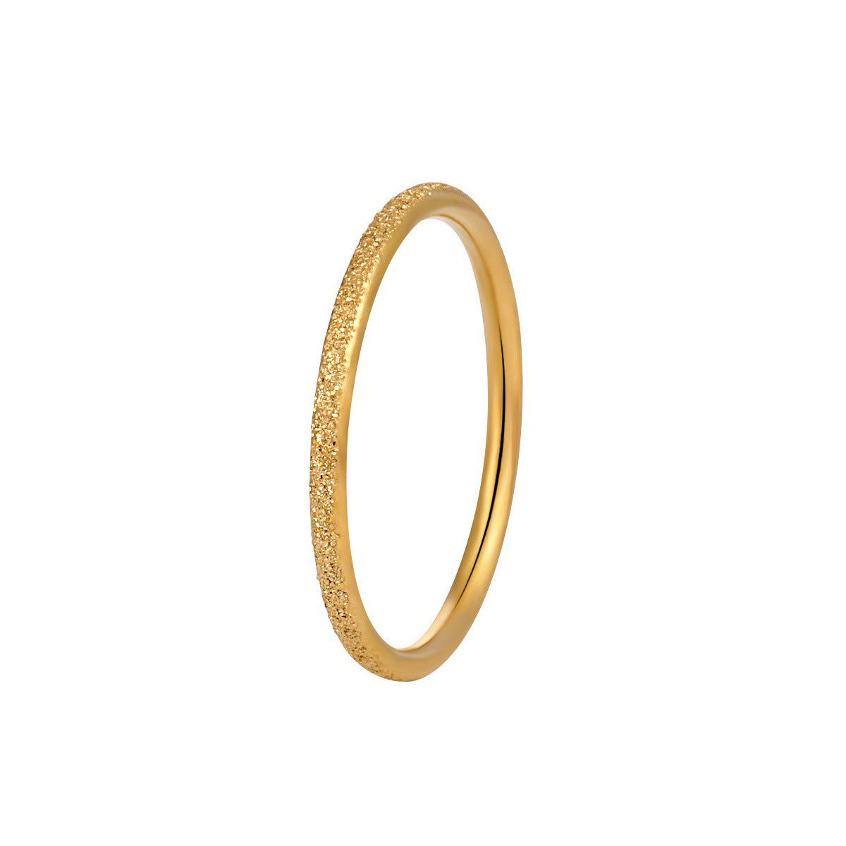 Minority Simple Female Fashion Personality Titanium Steel Ring
