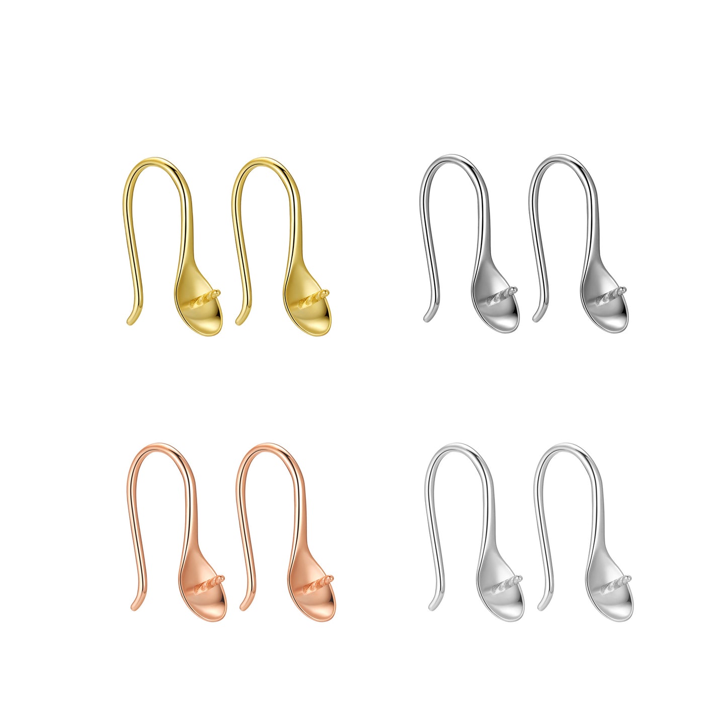Sterling Sier French Summer High Heels Ear Hook