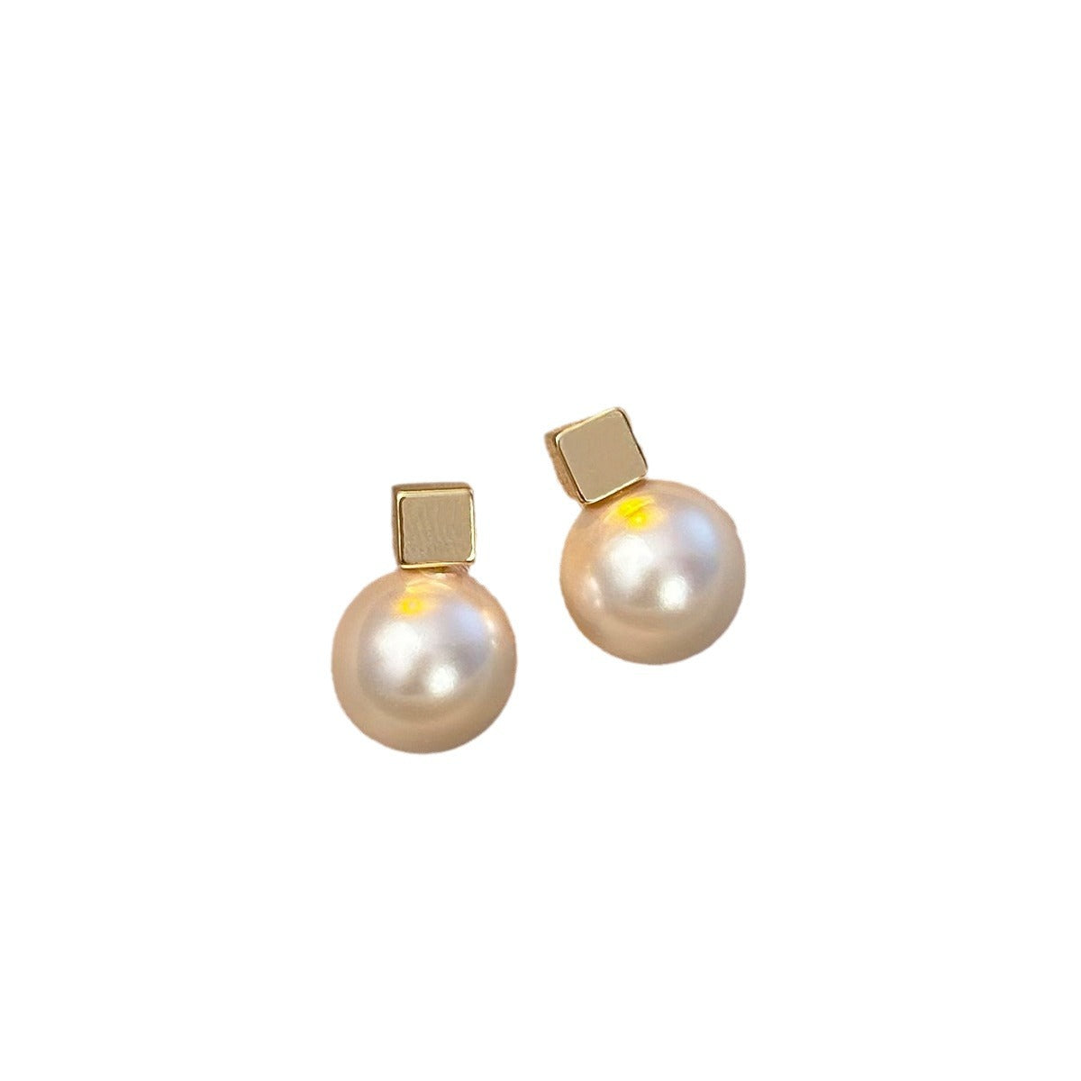 Essence Champagne Female Simple Advanced Sense Earrings