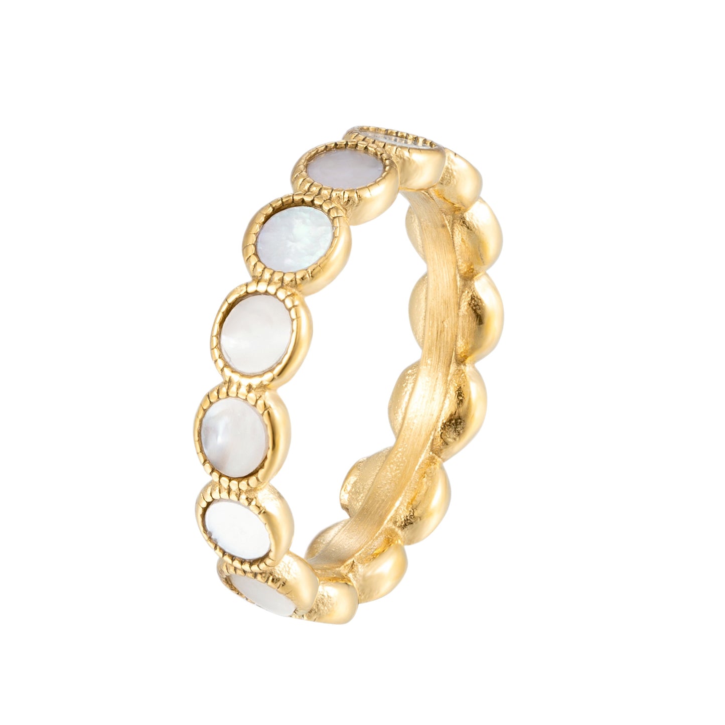 Women's Trendy Light Luxury High-grade Twin Index Finger Titanium Steel Ring