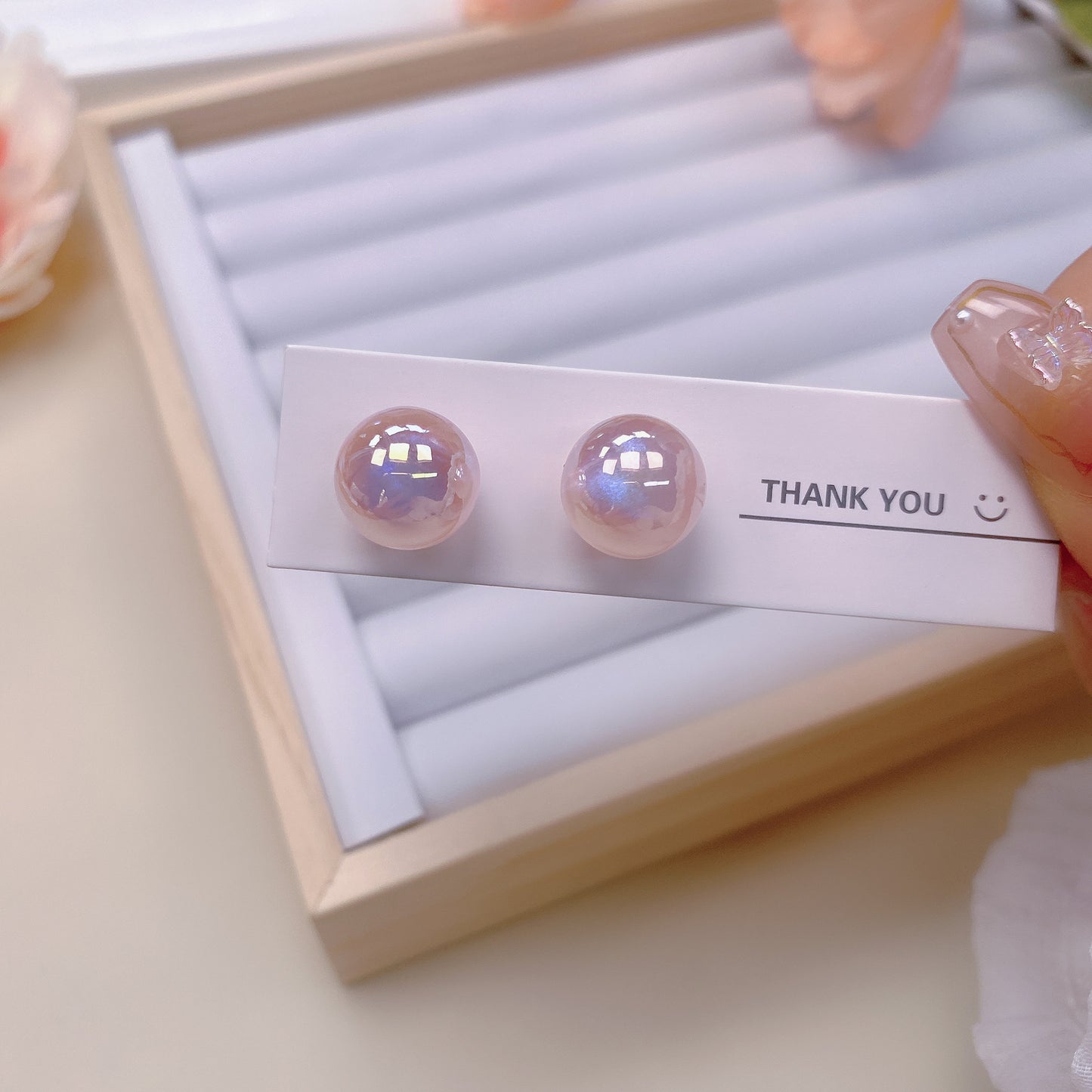 Pearl Ear Refined Grace Sweet Everyday Earrings