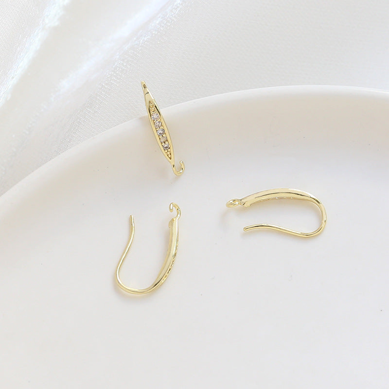 Plated Real Gold Tape For Handcraft Zirconium Earrings