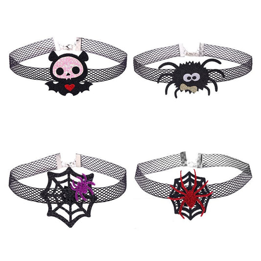 Halloween Fashion Spider Bat Personalized Clavicle Chain Gothic Collar